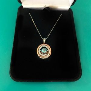 NEW Kay Jewelers Blue Topaz Necklace